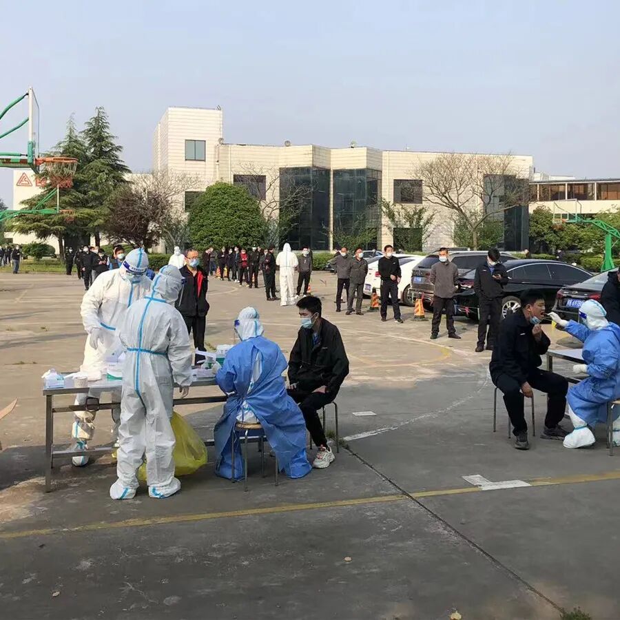 防疫与生产两手抓,复盛公司有序开展厂区闭环复工复产 配图1