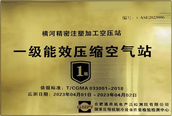 精密模具行业节能示范,一级能效新压缩空气站挂牌仪式圆满成功! 配图2